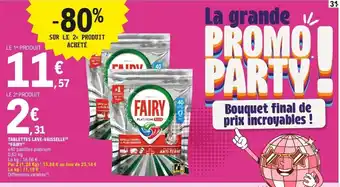 FAIRY Tablettes lave-vaisselle