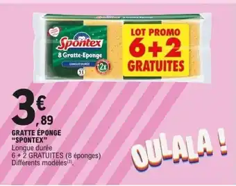 E.Leclerc SPONTEX Gratte éponge offre