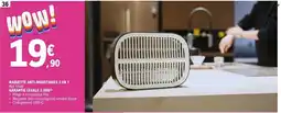 E.Leclerc Raquette anti-moustiques 2 en 1 offre