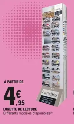 E.Leclerc Lunette de lecture offre