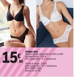E.Leclerc Parure diva offre