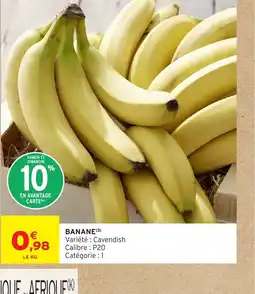 Intermarché Banane offre
