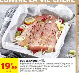 Intermarché Dos de saumon offre