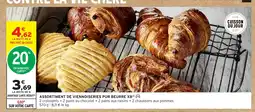 Intermarché Assortiment de viennoiseries pur beurre x8 offre