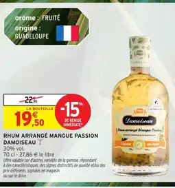 Intermarché DAMOISEAU Rhum arrangé mangue passion offre