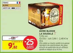 Intermarché LA GOUDALE Bière blonde offre