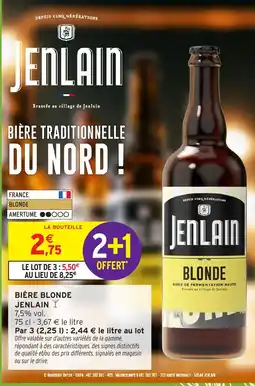 Intermarché JENLAIN Bière blonde offre
