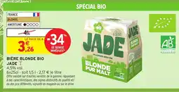 Intermarché JADE Bière blonde bio offre