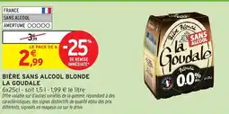 Intermarché LA GOUDALE Bière sans alcool blonde offre