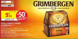 Intermarché GRIMBERGEN Bière d'abbaye ambrée offre
