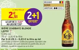 Intermarché LEFFE Bière d'abbaye blonde offre