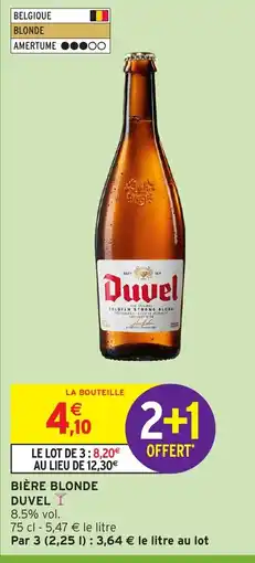 Intermarché DUVEL Bière blonde offre