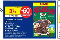 Intermarché KELLOGG'S Céréales coco pops chocos offre