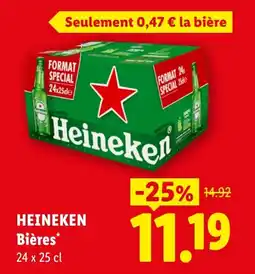 Lidl HEINEKEN Bières offre