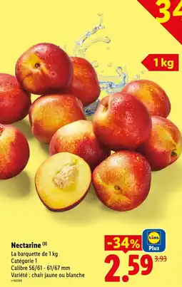 Lidl Nectarine offre