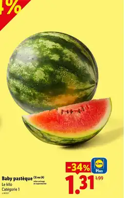 Lidl Baby pastèque offre