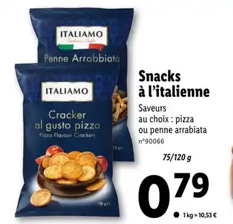 Lidl Snacks à l'italienne offre