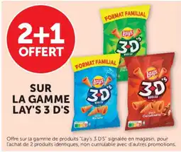 Hyper U Lay's 3d's sur la gamme offre
