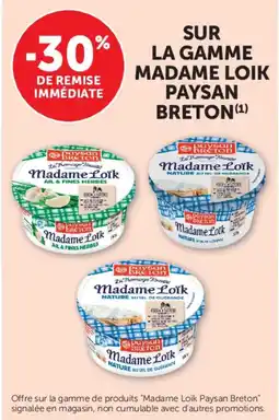 Hyper U Paysan Breton Sur la gamme madame loik offre