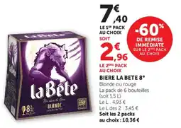 Hyper U La Bete 8 Bire offre