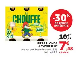 Hyper U La chouffe 8° Biere blonde offre