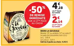 Hyper U La Goudale Biere offre