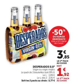 Hyper U Desperados 0,0° offre