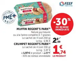 Hyper U Regent's Park Muffin offre