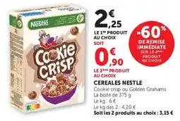 Hyper U Cereales nestle offre