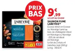Hyper U Labeyrie Saumon fume offre