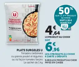 Hyper U Plats surgeles u offre