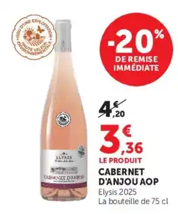 Hyper U Elysis 2025 Cabernet d'anjou aop offre