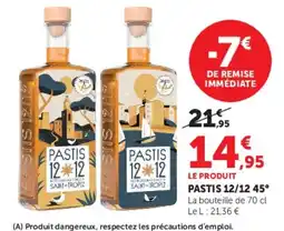 Hyper U Pastis 12/12.45° offre
