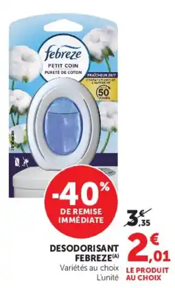 Hyper U Febreze Desodorisant offre