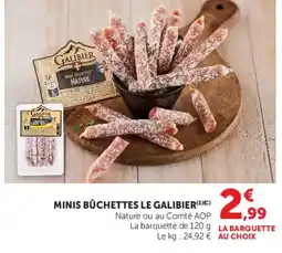 Hyper U Le Gaulois Minis bûchettes offre