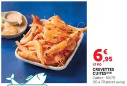 Hyper U Crevettes cuites offre