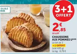 Hyper U Chaussons aux pommes u offre