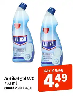 Wibra Antikal gel wc offre