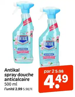 Wibra Antikal spray douche anticalcaire offre