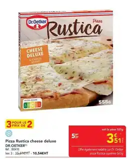 METRO Dr. oetker - pizza rustica cheese deluxe offre