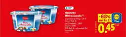 Lidl MILBONA Mini mozzarella offre