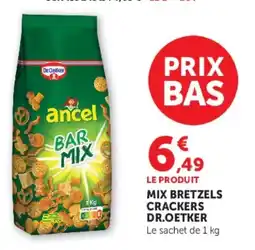 Super U Mix bretzels crackers dr.oetker offre