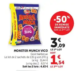 Super U Monster munch vico offre
