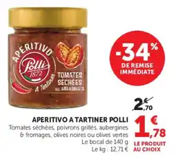 Super U Aperitivo a tartiner polli offre