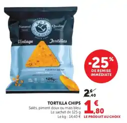 Super U Tortilla chips offre