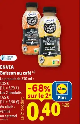 Lidl ENVIA Boisson au café offre