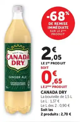 Super U Canada dry offre