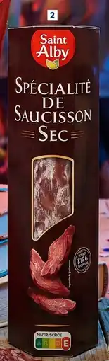Lidl SAINT ALBY Spécialité de saucisson sec offre