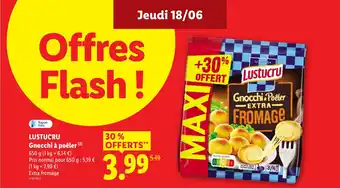Lidl LUSTUCRU Gnocchi à poêler offre