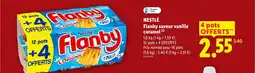 Lidl NESTLÉ Flanby saveur vanille caramel offre